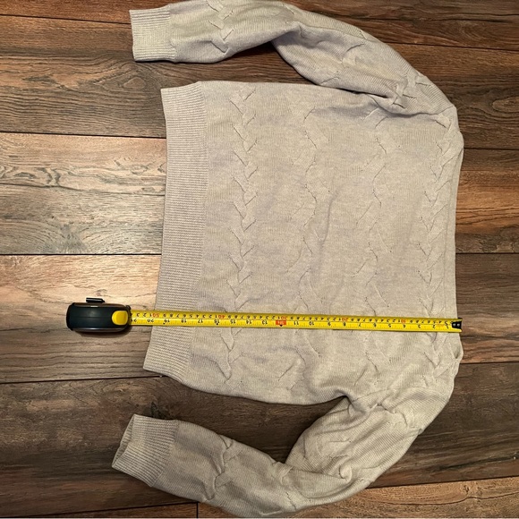 Babaton ecru merino wool boatneck sweater - Picture 11 of 15